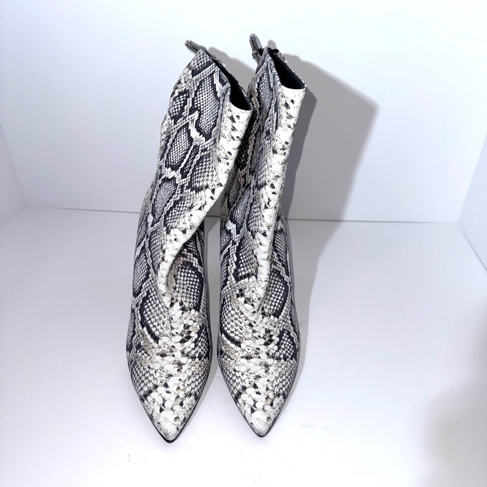 Longchamp Python Print Ankle Boots - image 3